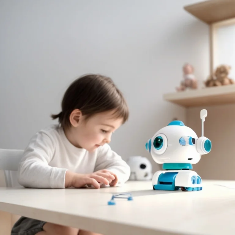 Nahaufnahme eines KI-gesteuerten Spielzeugs